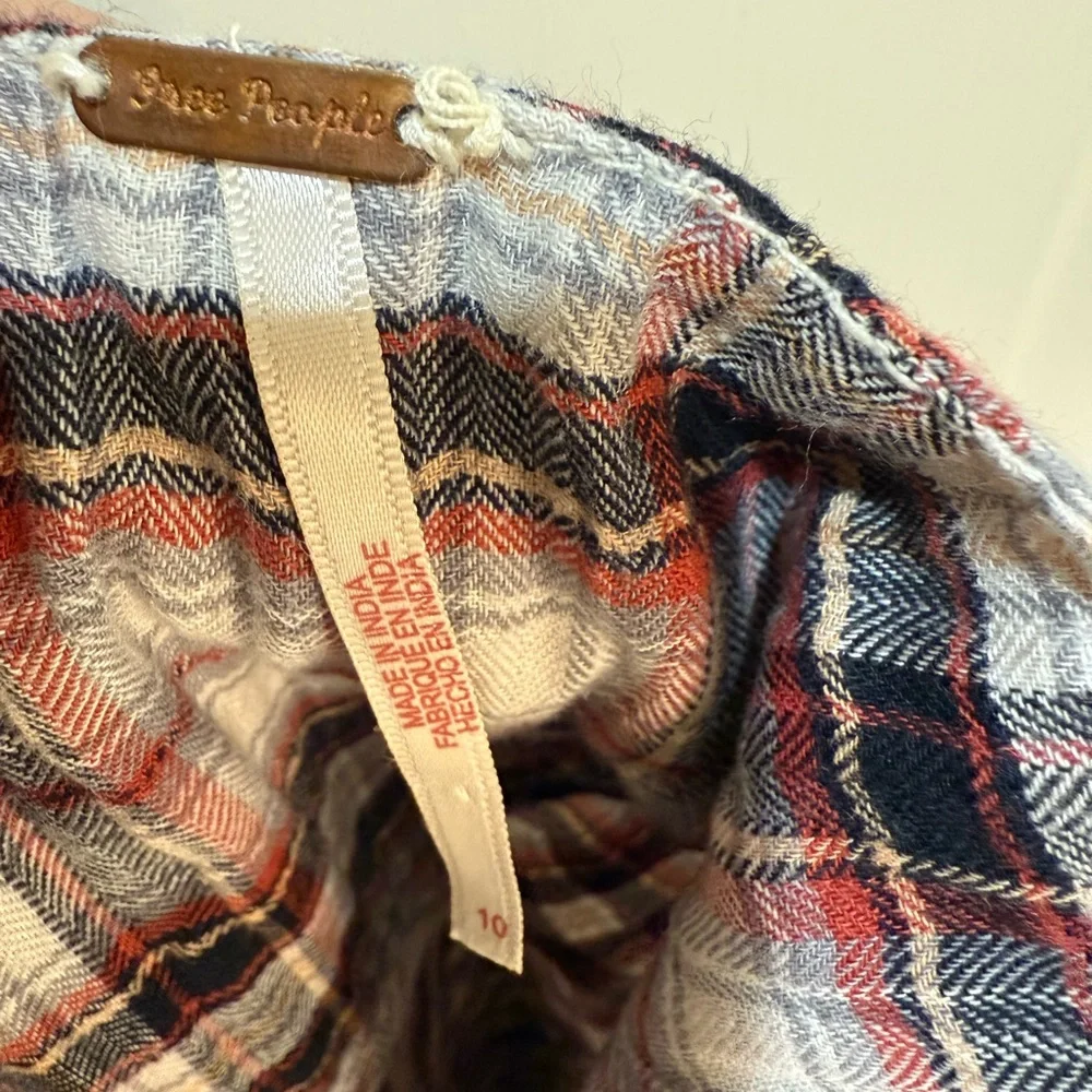 Free People Plaid Maxi Skirt - Picture 5 of 7